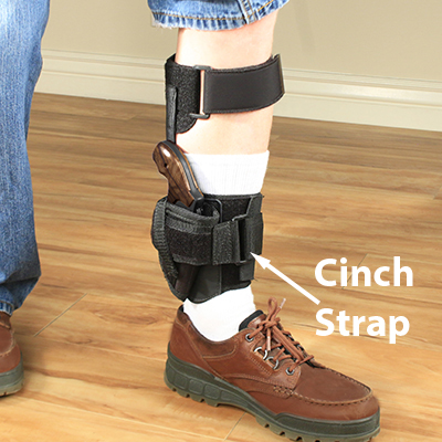 Right Handed Ankle Deputy with Calf Strap and Cinch Strap