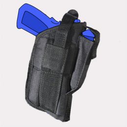 Belt and Clip Side Holster for IWI Jericho 941 PL9 with 4.4 inch barrel with Tac Light